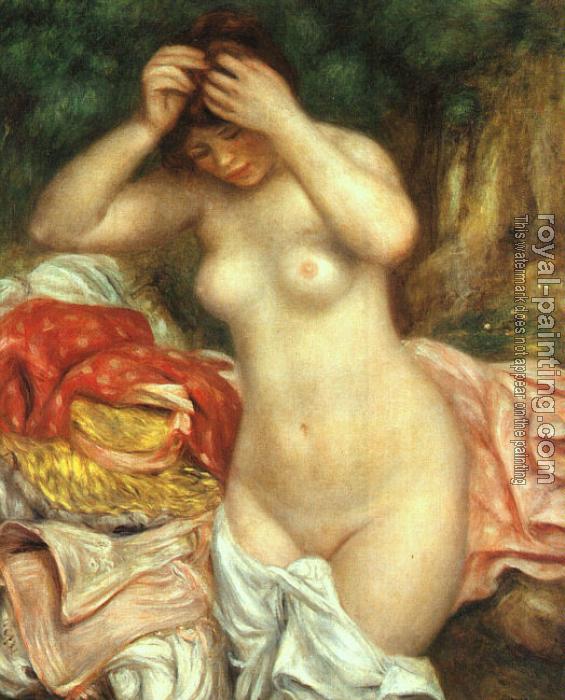 Pierre Auguste Renoir : Bather arranging her Hair